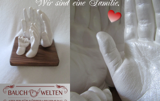 Familie Handabformung